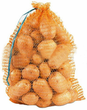 SACCO PER ORTAGGI RASCHEL CapacitÃE kg. 10 cm. 40x60 100.00 pz