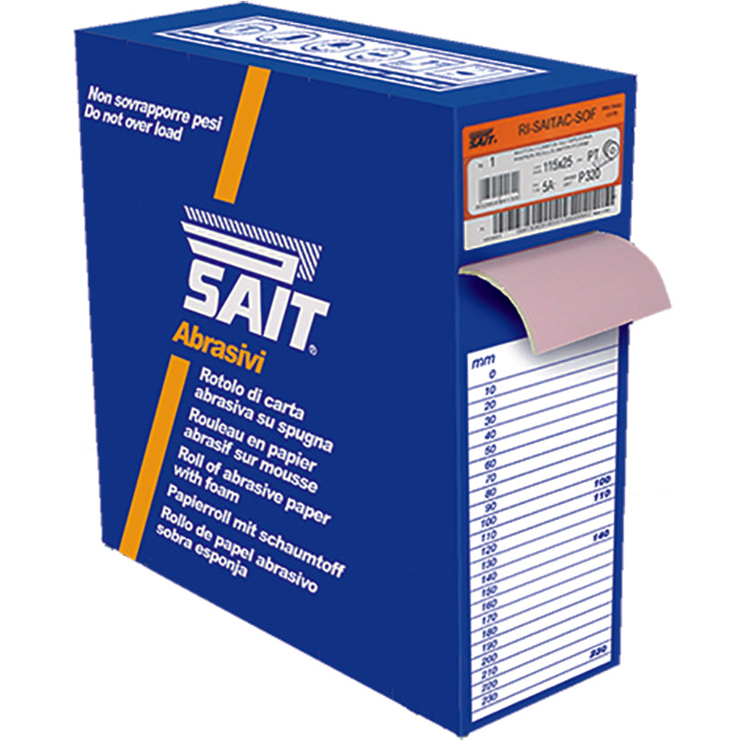 Sait CARTA ABRASIVA RI-SAITAC-SOF 3S mm. 115x25 mt. grana 150