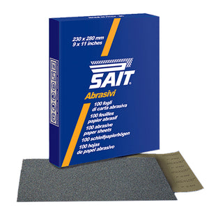 Sait CARTA ABRASIVA S-SAITAC CW-C mm. 230x280  grana 400 25.00 fogli