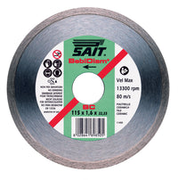 Sait DISCO DIAMANTATO BEBIDIAM DD-BC Ø mm. 115x1,9x22,23