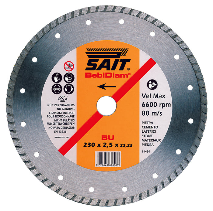 Sait DISCO DIAMANTATO BEBIDIAM DD-BU Ø mm. 230x2,5x22,23