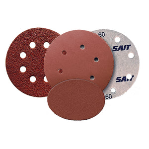 Sait DISCO VELCRATO D-SAITAC-VEL tipo AW-D - Ø mm. 127 (8 fori) grana 40 50.00 pz