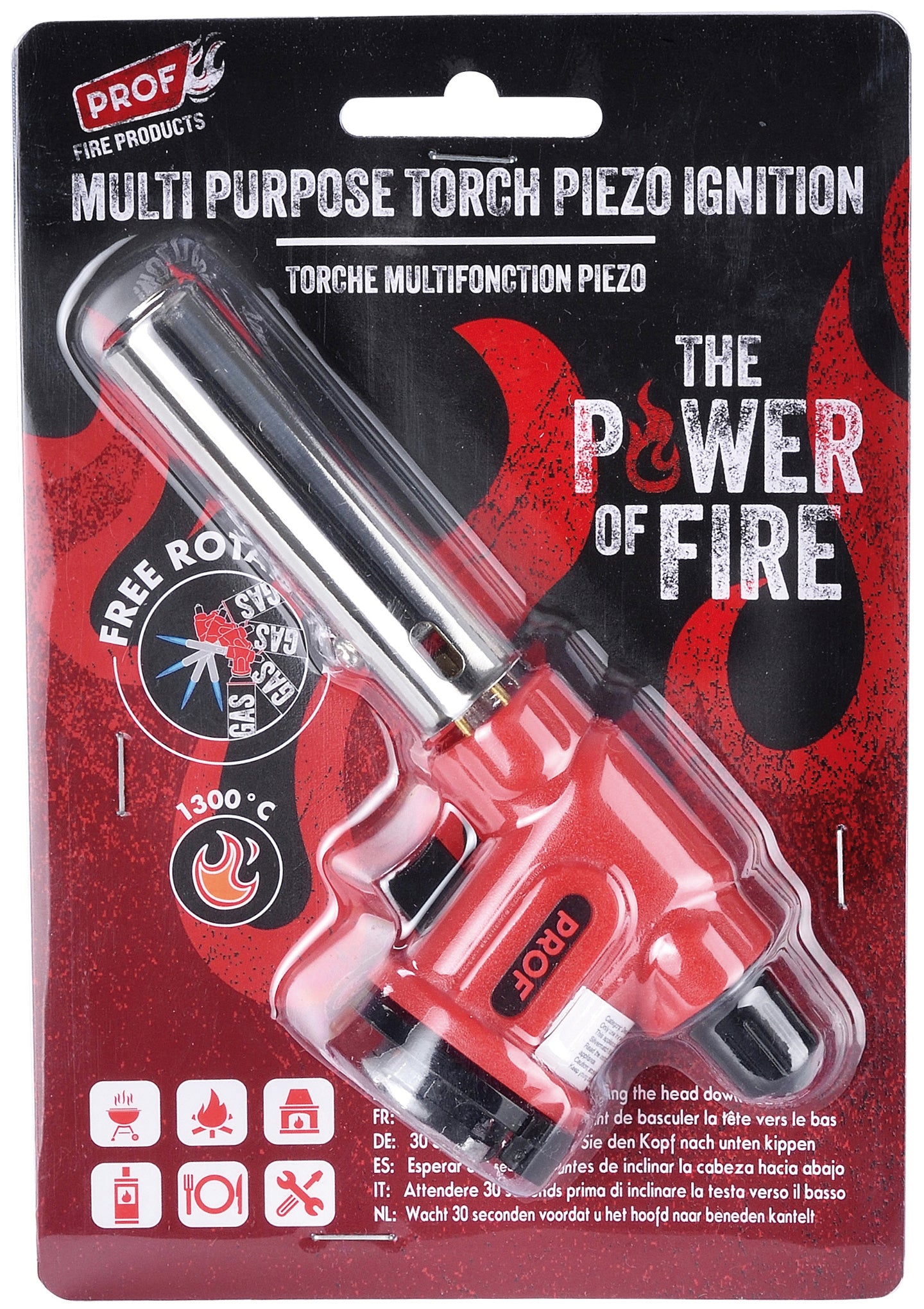 SALDATORE A GAS ATTACCO BAIONETTA Accensione piezoelettrica