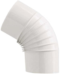 Save GOMITO 45  ° PER STUFA A LEGNA PORCELLANATO CLASSIC Col. Bianco  EE ? cm. 12 12.00 pz