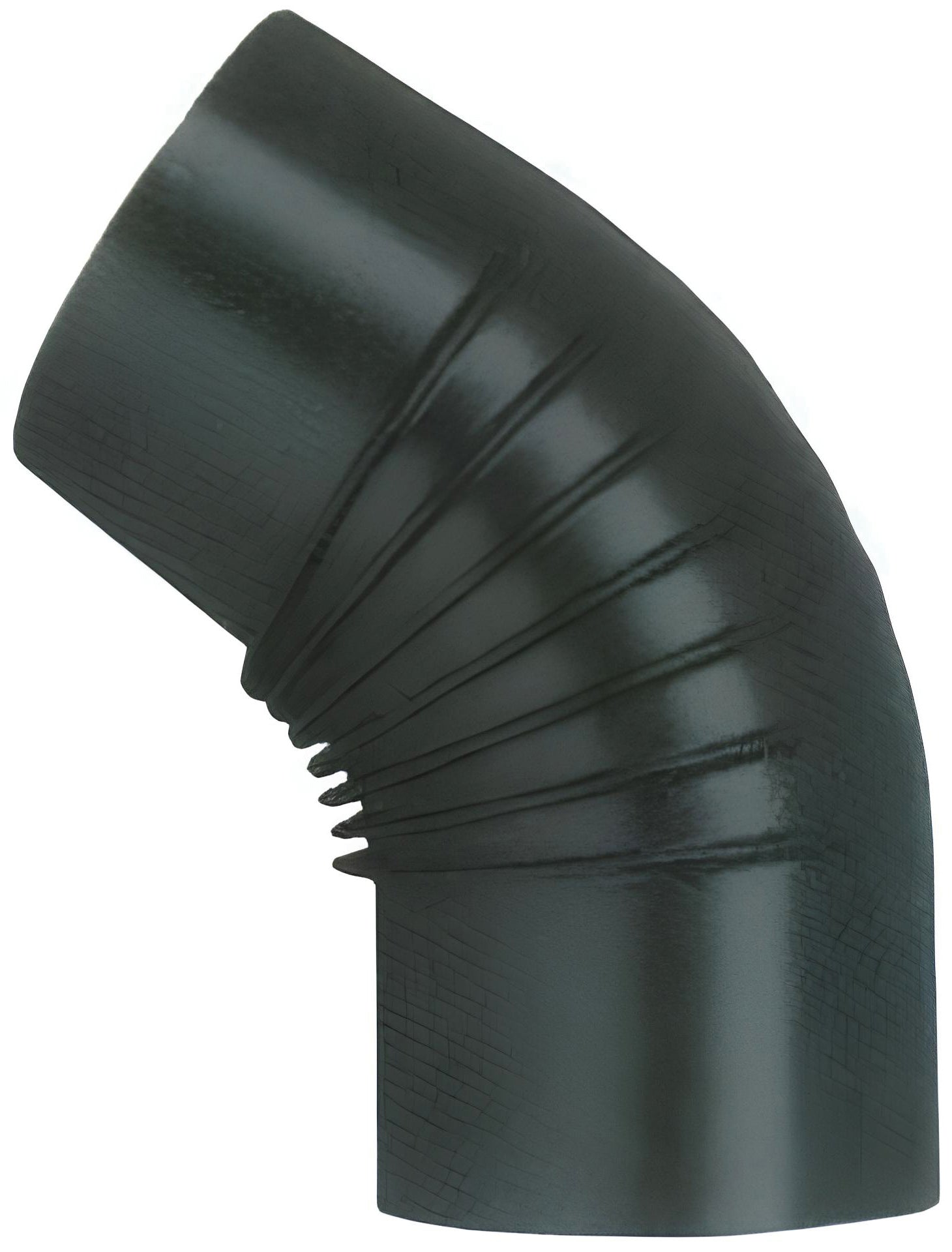 Save GOMITO 45  ° PER STUFA A LEGNA PORCELLANATO CLASSIC Col. Nero  EE ? cm. 15 6.00 pz