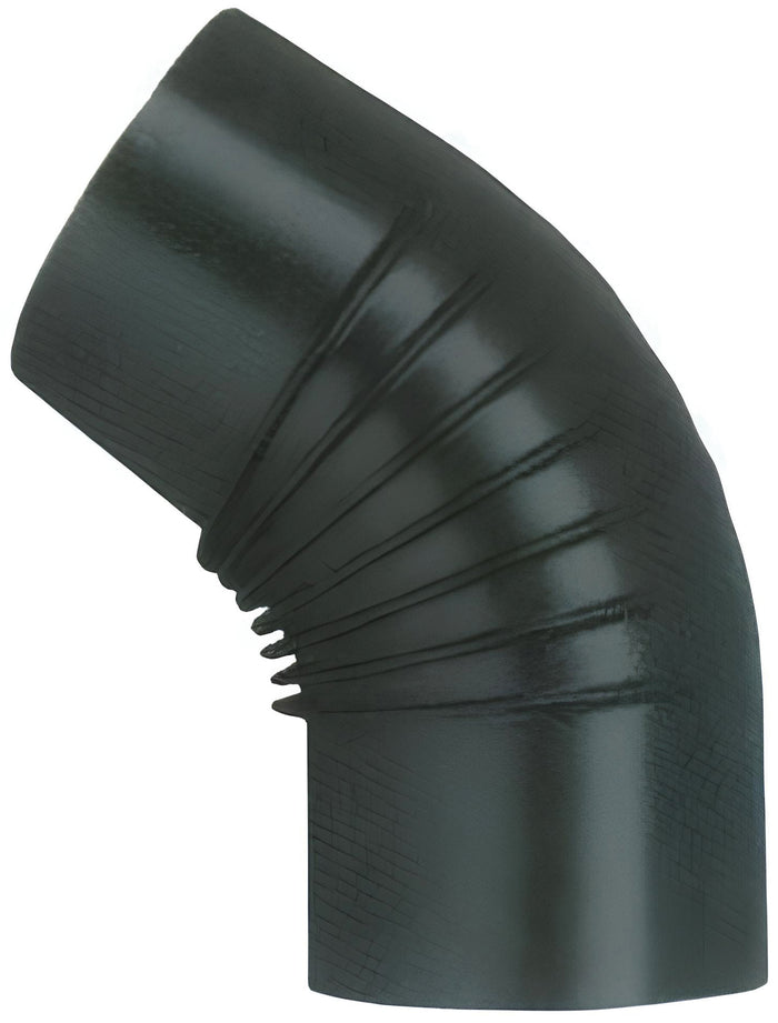 Save GOMITO 45  ° PER STUFA A LEGNA PORCELLANATO CLASSIC Col. Nero  EE ? cm. 15 6.00 pz