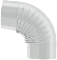 Save GOMITO 90  ° PER STUFA A LEGNA PORCELLANATO CLASSIC Col. Bianco  EE ? cm. 12 12.00 pz