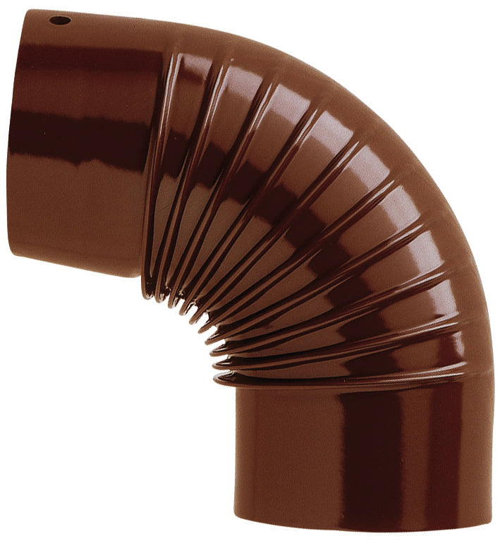 Save GOMITO 90  ° PER STUFA A LEGNA PORCELLANATO CLASSIC Col. Marrone  EE ? cm. 12 12.00 pz