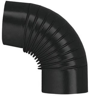 Save GOMITO 90  ° PER STUFA A LEGNA PORCELLANATO CLASSIC Col. Nero  EE ? cm. 12 12.00 pz