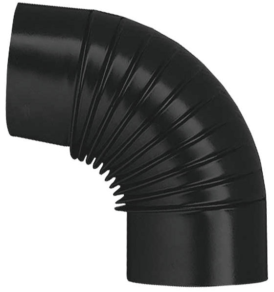 Save GOMITO 90  ° PER STUFA A LEGNA PORCELLANATO CLASSIC Col. Nero  EE ? cm. 12 12.00 pz