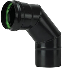 Save GOMITO 90  ° PER STUFA A PELLET LIGHT SENZA GUARNIZIONE Col. Nero opaco  EE ? cm. 10