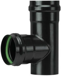Save RACCORDO A T PER STUFA A PELLET LIGHT (F/F) SENZA GUARNIZIONE Col. Nero opaco  Ø cm. 8