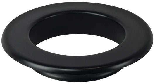 Save ROSONE DA PARETE PER STUFA A LEGNA PORCELLANATO PLUS LIGHT Col. Nero opaco Ø cm. 12