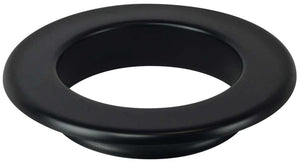 Save ROSONE DA PARETE PER STUFA A LEGNA PORCELLANATO PLUS LIGHT Col. Nero opaco Ø cm. 13