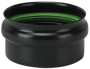 Save TAPPO PER DEVIAZIONE A T PER STUFA A PELLET LIGHT SENZA GUARNIZIONE Col. Nero opaco Ø cm. 8