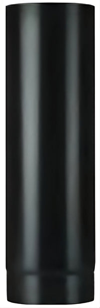 Save TUBO PER STUFA A LEGNA PORCELLANATO PLUS LIGHT Col. Nero opaco Ø cm. 12x 50