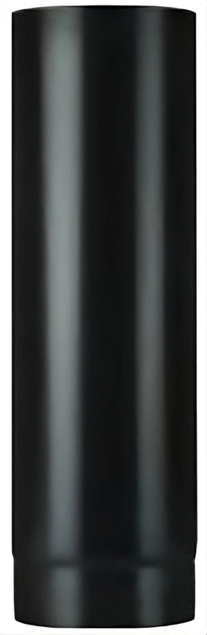 Save TUBO PER STUFA A LEGNA PORCELLANATO PLUS LIGHT Col. Nero opaco Ø cm. 13x 25
