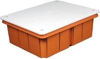 SCATOLA DI DERIVAZIONE DA INCASSO CON COPERCHIO IP40 mm.161x130x70 h