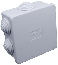 SCATOLA STAGNA DI DERIVAZIONE CON PASSACAVI IP44 mm. 80x80x40 h