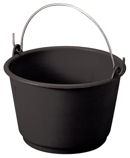 SECCHIO IN PLASTICA GRADUATO  lt. 18 - col. Nero 10.00 pz