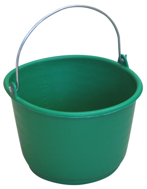 SECCHIO IN PLASTICA GRADUATO  lt. 18 - col. Verde 10.00 pz