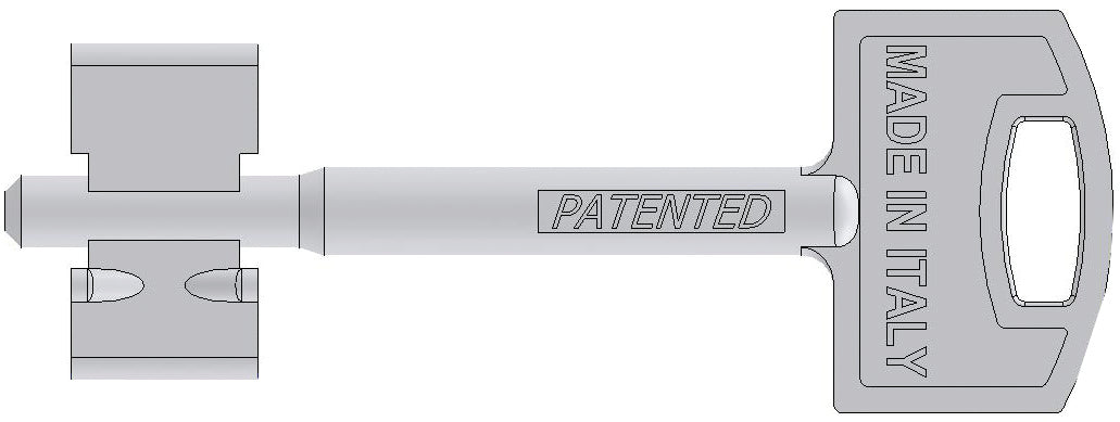 Securemme CHIAVE DOPPIA MAPPA SECURMAP 11 gambo mm. 35 5.00 pz