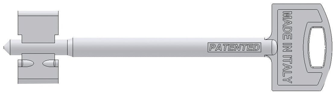 Securemme CHIAVE DOPPIA MAPPA SECURMAP 11 gambo mm. 60 5.00 pz