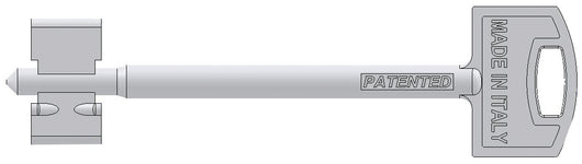 Securemme CHIAVE DOPPIA MAPPA SECURMAP 11 gambo mm. 60 5.00 pz