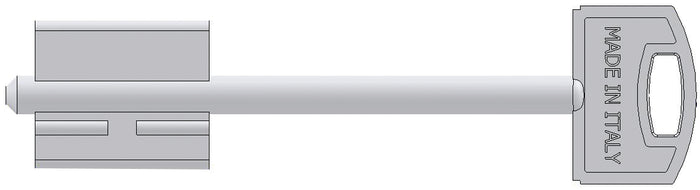 Securemme CHIAVE GREZZA PER PORTE BLINDATE Mod. H gambo mm. 50 5.00 pz