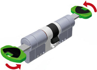 Securemme CILINDRO FRIZIONATO EVOK 22 TOP CROMO SATINATO 5 chiavi  mm. 112 (41+71)