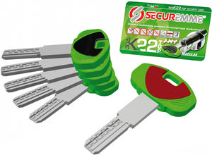 Securemme CILINDRO FRIZIONATO EVOK 22 TOP CROMO SATINATO 5 chiavi  mm. 112 (41+71)