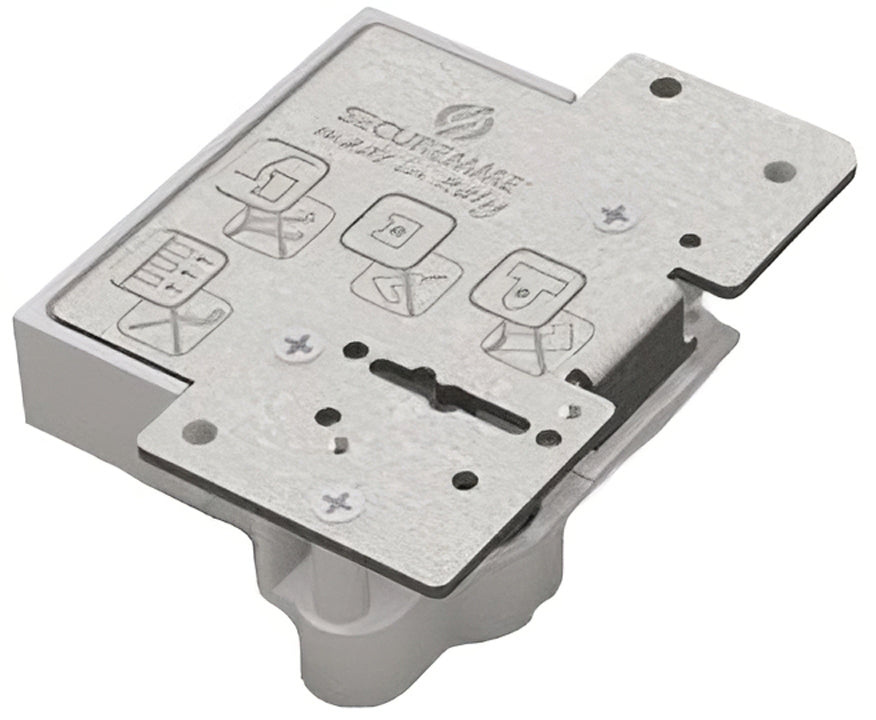 Securemme CUORE DI RICAMBIO SX DOPPIA MAPPA 4 MANDATE 3 CHIAVI per porte blindate Art. 250