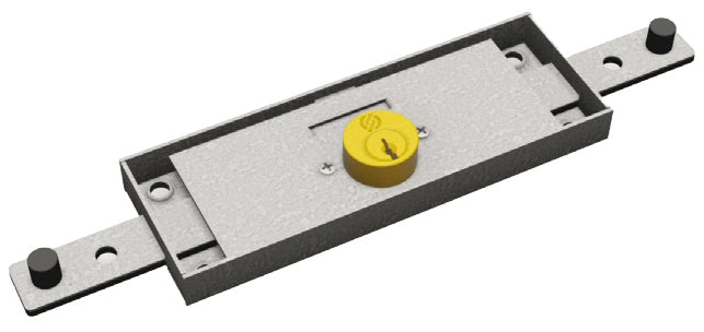 Securemme SERRATURA CENTRALE PER SERRANDA CON CILINDRO TONDO 2 MANDATE 2 CHIAVI Art. 2260