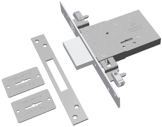 Securemme SERRATURA TRIPLICE AD INFILARE 4 MANDATE 2 CHIAVI DM Art. 2003 E.70