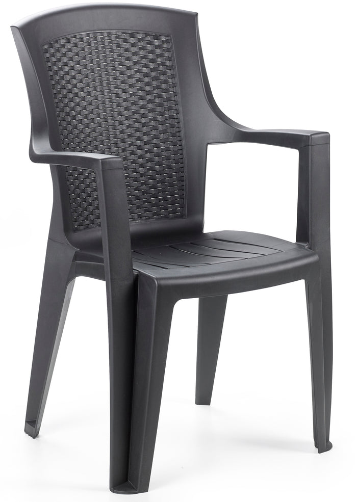 SEDIA EDEN cm. 55x60x91 h col.  Antracite