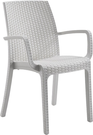 SEDIA INDIANA cm. 59x57x86 h col. Bianco