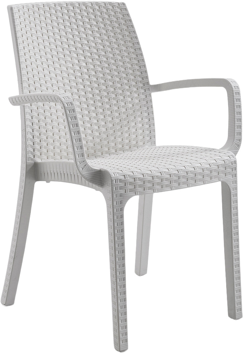 SEDIA INDIANA cm. 59x57x86 h col. Bianco