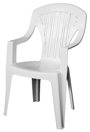 SEDIA TROPEA cm. 56x58x90 h col. Bianco