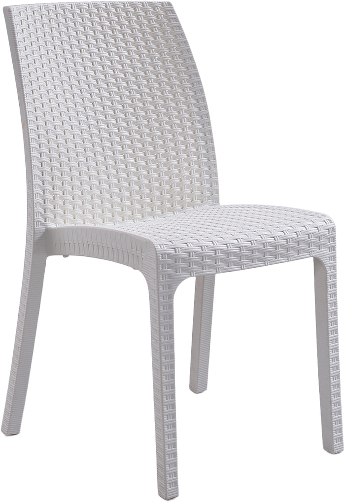 SEDIA VIRGINIA cm. 59x47x86 h col. Bianco