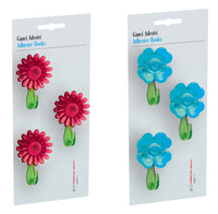 SET 3 GANCI ADESIVI AD 1 POSTO 3 PZ fantasia Quadrifoglio