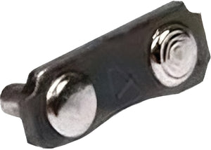 SET 30 MAGLIE DI GIUNZIONE CON RIVETTO PER CATENA  Spessore mm.1,1-Passo 1/4