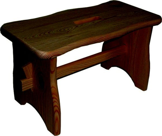 SGABELLO IN LEGNO SCURO MAXI cm. 39x19x21 h