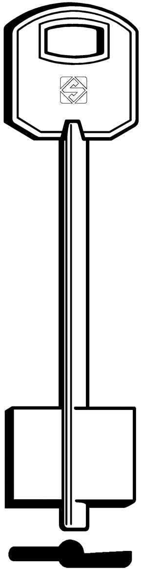 Silca CHIAVE A DOPPIA MAPPA 5FEB7 (G. VAT 0) FEB 5.00 pz