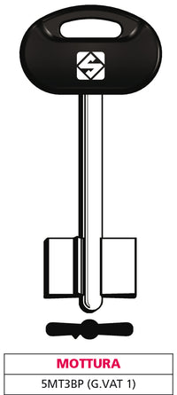Silca CHIAVE A DOPPIA MAPPA 5MT3BP (G. VAT 1) MOTTURA 5.00 pz