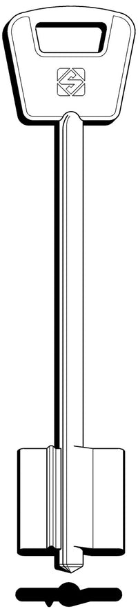 Silca CHIAVE A DOPPIA MAPPA 5OC3 (G. VAT 0) OMEC 5.00 pz