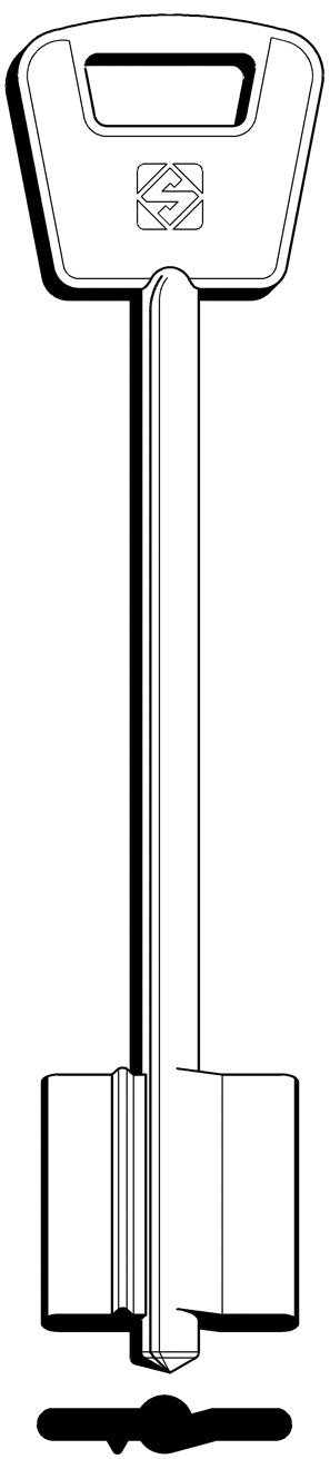 Silca CHIAVE A DOPPIA MAPPA 5OC3 (G. VAT 0) OMEC 5.00 pz