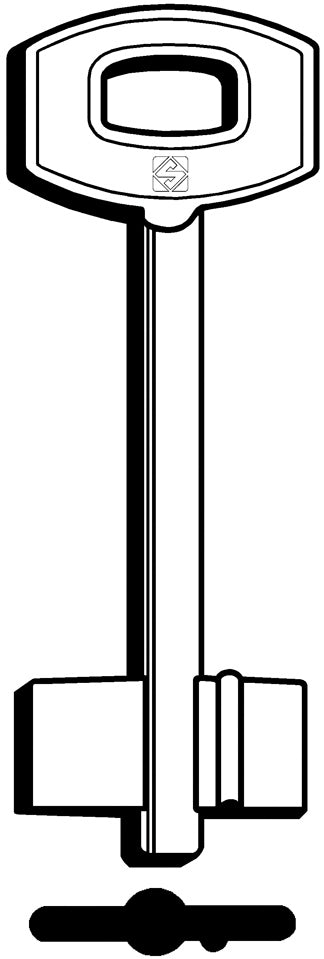 Silca CHIAVE A DOPPIA MAPPA 5SCM2 (G. VAS 5) SECUREMME 5.00 pz