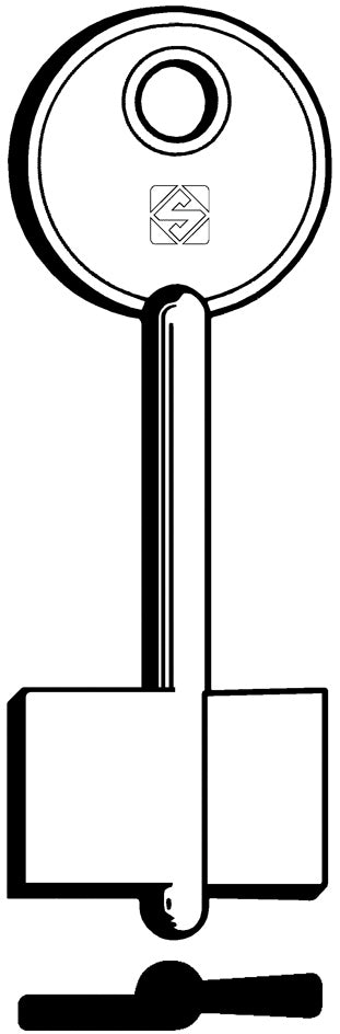 Silca CHIAVE A DOPPIA MAPPA R (G. VAS 0) C.R. 5.00 pz
