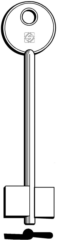 Silca CHIAVE A DOPPIA MAPPA RM (G. VAT 0) C.R. 5.00 pz