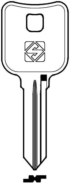 Silca CHIAVE ASC BUR38 (G. VAE 0) BURG 20.00 pz